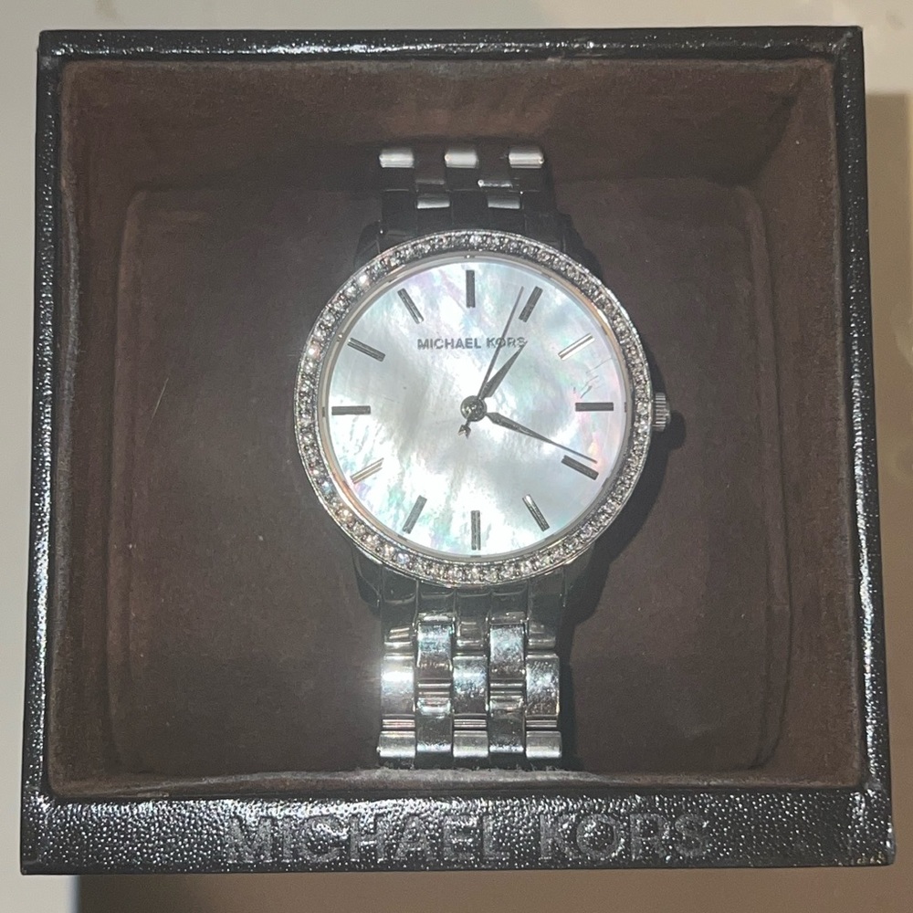 Michael Kors Womens Silver Watch